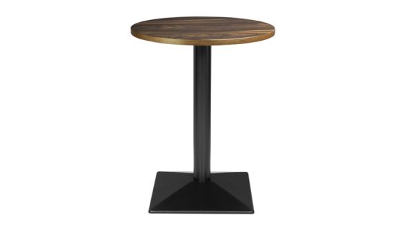 Bolero Bolero Complete Table Round Dark Wood Effect 600mm HW853
