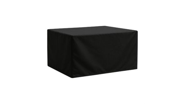 Bolero Bolero Rectangular Outdoor Table Cover Black 2000x1000mm HW962