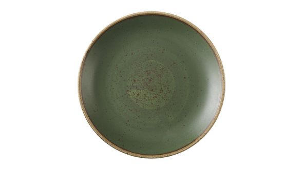 Churchill Stonecast Sorrel Green Coupe Plates 165mm (12 Pack) SSRSEVP61