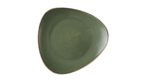 Churchill Stonecast Sorrel Green Lotus Plates 228mm (12 Pack) SSRSTR9 1