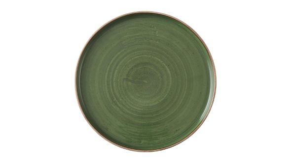 Churchill Stonecast Sorrel Green Walled Plates 255mm (6 Pack) SSRSWP261
