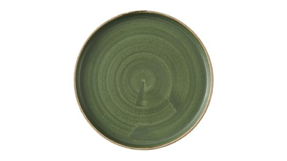 Churchill Stonecast Sorrel Green Walled Plates 210mm (6 Pack) SSRSWP211