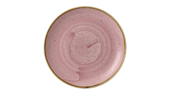 Churchill Stonecast Petal Pink Coupe Plates 228mm (12 Pack) SPPSEVP91