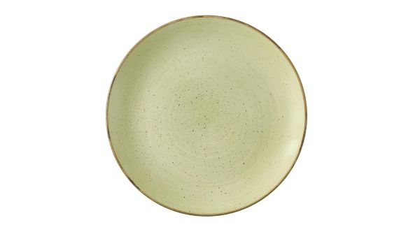 Churchill Stonecast Raw Green Evolve Coupe Plates 260mm (12 Pack) SRGNEV101
