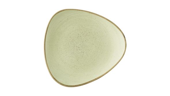 Churchill Stonecast Raw Green Lotus Plates 228mm (12 Pack) SRGNTR9 1