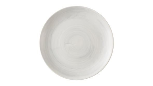 Churchill Stonecast Canvas Grey Evolve Coupe Plates 260mm (12 Pack) CSGYEV101