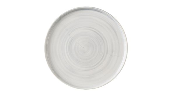 Churchill Stonecast Canvas Grey Walled Plates 280mm (6 Pack) CSGYWP281