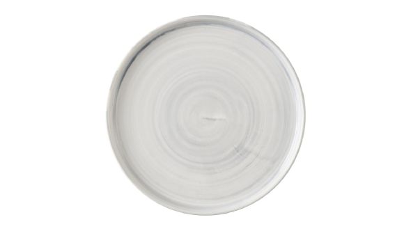 Churchill Stonecast Canvas Grey Walled Plates 210mm (6 Pack) CSGYWP211