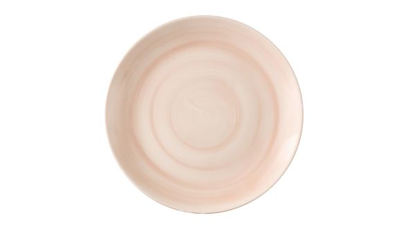 Churchill Stonecast Canvas Coral Evolve Coupe Plates 260mm (12 Pack) CSCLEV101