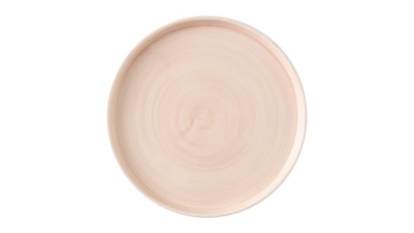 Churchill Stonecast Canvas Coral Walled Plates 255mm (6 Pack) CSCLWP261