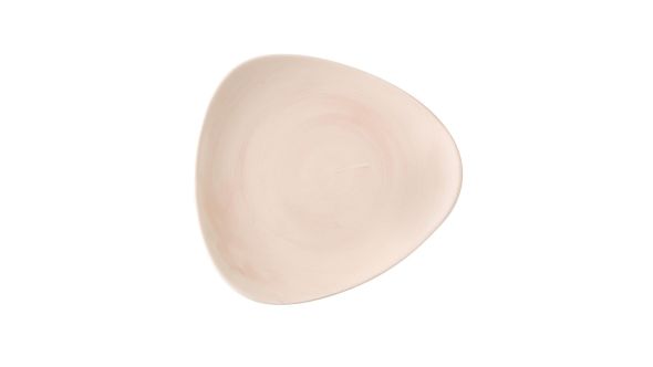 Churchill Stonecast Canvas Coral Lotus Plates 228mm (12 Pack) CSCLTR9 1