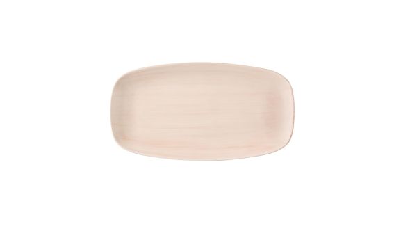 Churchill Stonecast Canvas Coral Chefs Oblong Plates 330 x 117mm (6 Pack) CSCLXO141