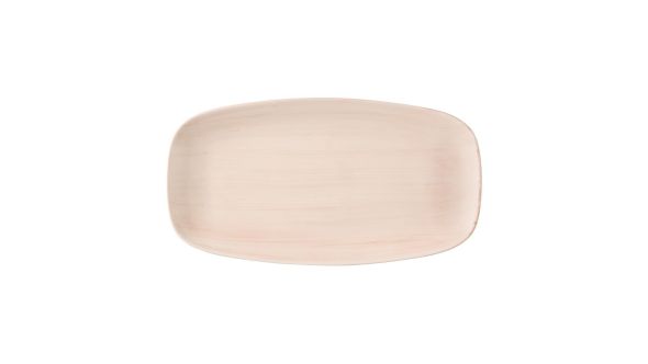 Churchill Stonecast Canvas Coral Chefs Oblong Plates 280 x 152mm (12 Pack) CSCLXO111