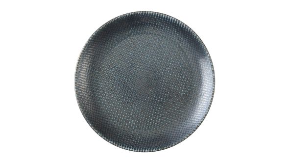 Churchill Studio Prints Astro Metallic Blue Evolve Coupe Plates 220mm (12 Pack) ATBLEVP81