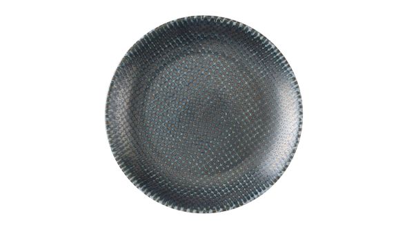 Churchill Studio Prints Astro Metallic Blue Evolve Coupe Plates 165mm (12 Pack) ATBLEVP61