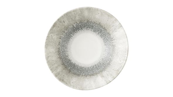 Churchill Studio Prints Fusion Grey Deep Coupe Bowls 203mm (6 Pack) FSGYEB221