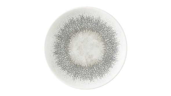 Churchill Studio Prints Fusion Grey Coupe Plates 165mm (12 Pack) FSGYEVP61