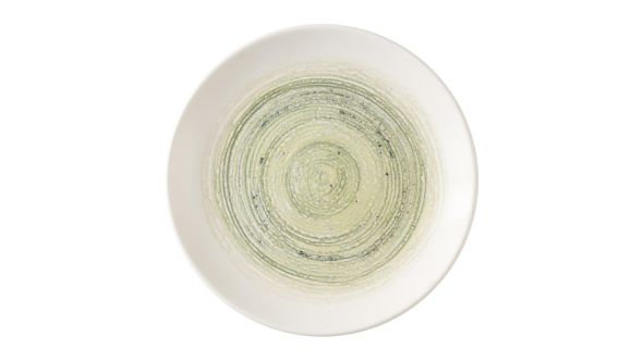Churchill Elements Fern Evolve Coupe Plates 220mm (12 Pack) HEFEEVP81