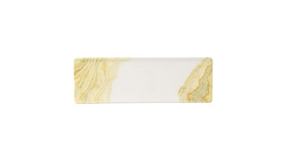 Churchill Tide Gold Oblong Plates 330 x 110mm (6 Pack) TDGDOF331