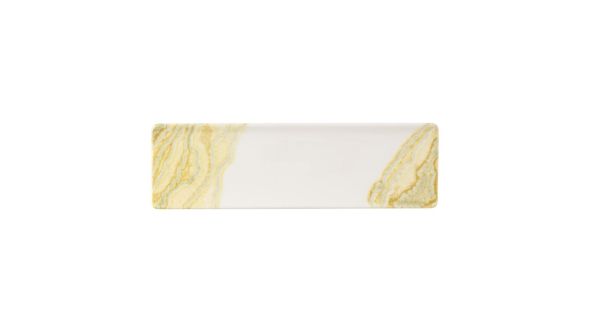 Churchill Tide Gold Oblong Plates 300x90mm (6 Pack) TDGDOF301