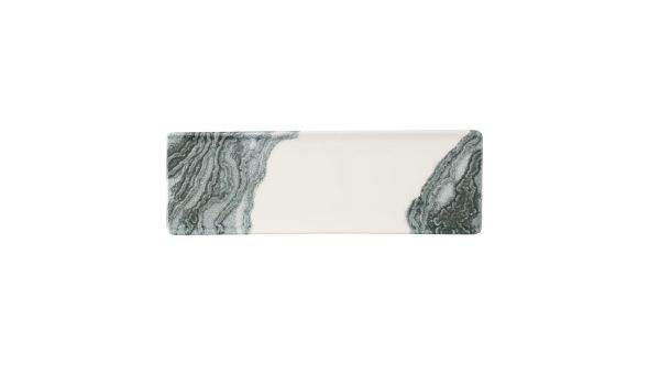 Churchill Tide Black Oblong Plates 330 x 110mm (6 Pack) TDBKOF331
