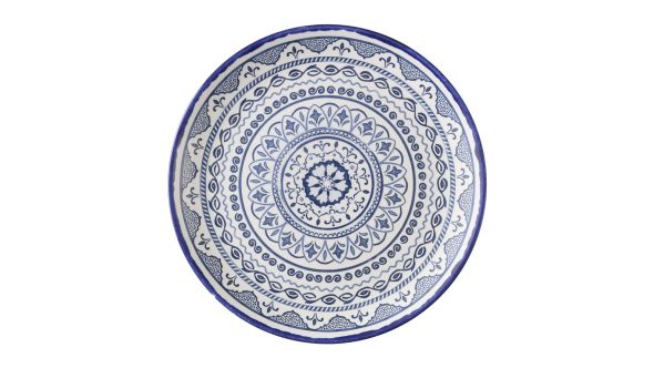 Dudson Harvest Moresque Coupe Plates Blue 285mm (12 Pack) MMIKEV111