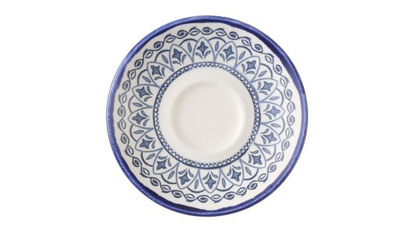 Dudson Harvest Moresque Espresso Saucers Blue 115mm (12 Pack) MMIKESS 1