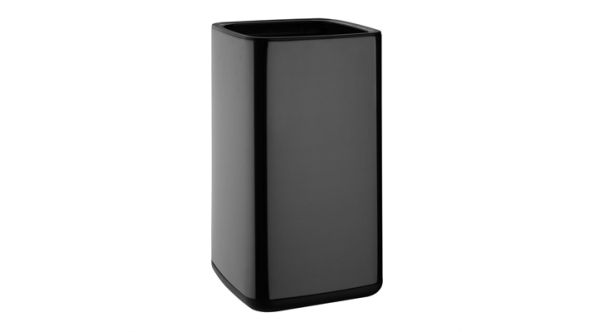 Bolero Bolero Square Waste Bin Titanium Black 7Ltr HX259