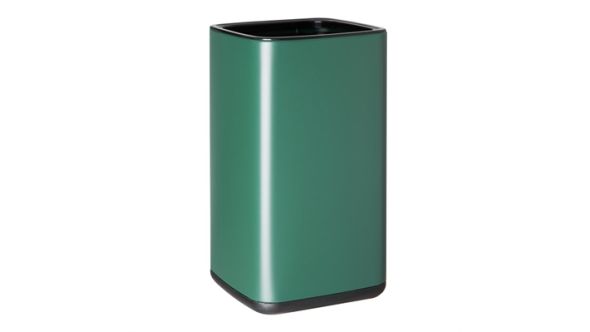 Bolero Bolero Square Waste Bin Green 7Ltr HX261