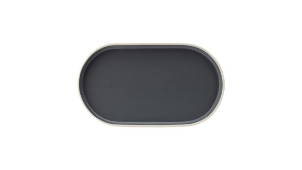Utopia Forma Platters Charcoal 310x175mm (6 Pack) CT5819-000000-B01006