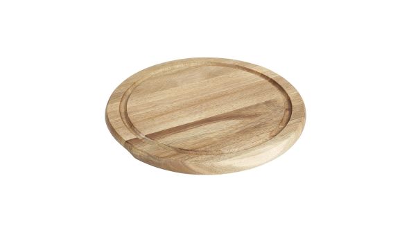 Olympia Round Acacia Wood Board for HW799 240mm Dome 283x20mm CS108329AC2