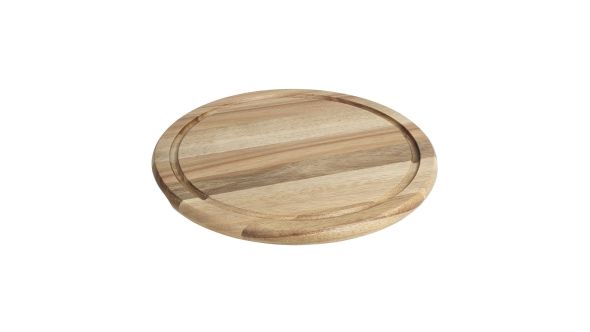 Olympia Round Acacia Wood Board for CS014 Dome 330x20mm CS108333AC2