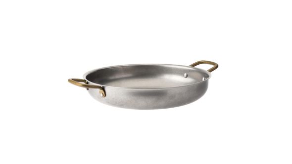 Utopia Vintage Brass Handled Dishes 230mm (6 Pack) F91405-000000-B01006