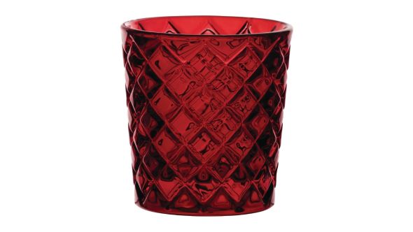 Utopia Criss Cross Red Nightlight Holders (12 Pack) S20149-000000-B01012