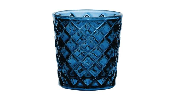 Utopia Criss Cross Blue Nightlight Holders (12 Pack) S20151-000000-B01012