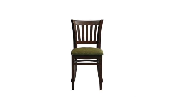 Everyday Manhattan Dining Chairs in Dark Walnut with Shetland Forest Seat (2 Pack) HX805