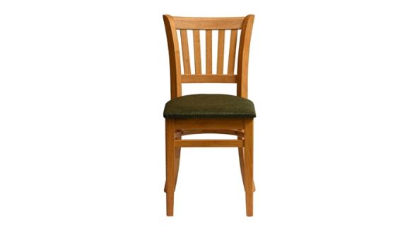 Everyday Manhattan Dining Chairs in Soft Oak with Shetland Forest Seat (2 Pack) HX812