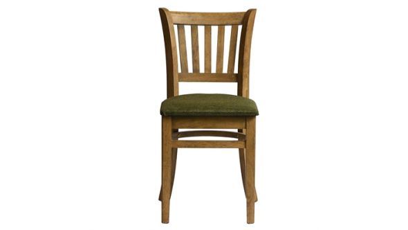 Everyday Manhattan Dining Chairs in Weathered Oak with Shetland Forest Seat (2 Pack) HX819