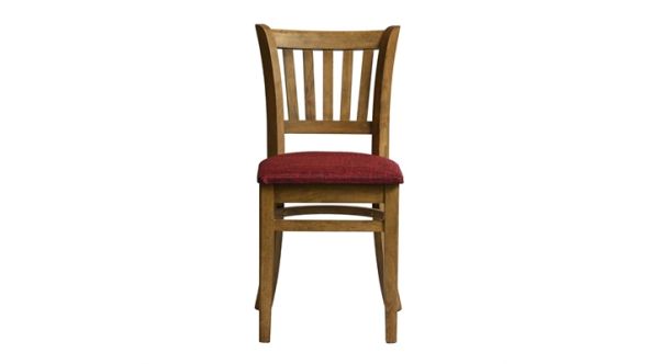 Everyday Manhattan Dining Chairs in Weathered Oak with Shetland Scarlett Seat (2 Pack) HX820