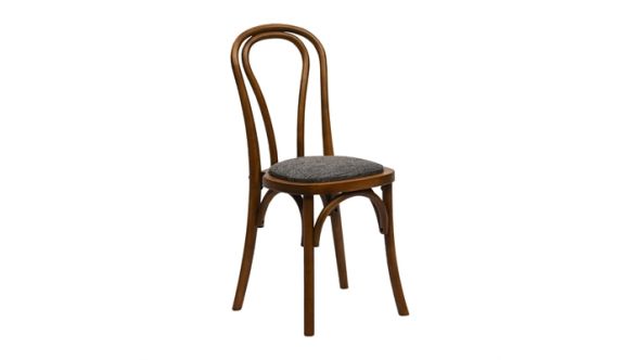 Everyday Hoop Back Dining Chairs in Weathered Oak with Shetland Smoke Seat (2 Pack) HX832