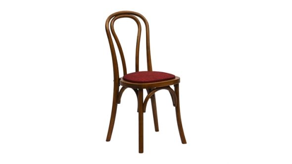 Everyday Hoop Back Dining Chairs in Weathered Oak with Shetland Scarlett Seat (2 Pack) HX834