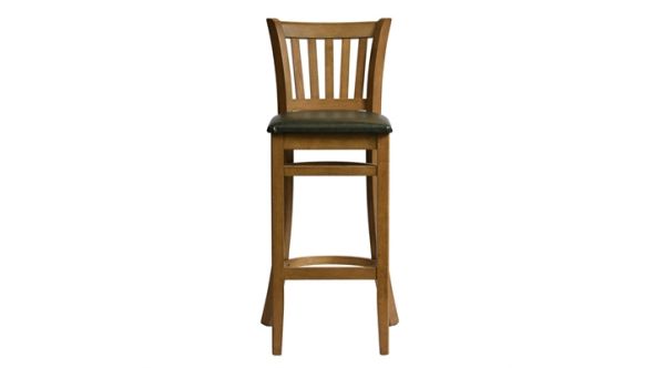 Everyday Manhattan Bar Chair in Weathered Oak with Bison Cedar Seat HX866