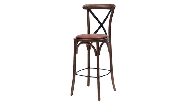 Everyday Bristol Bar Chair in Vintage with Bison Tan Seat HX888
