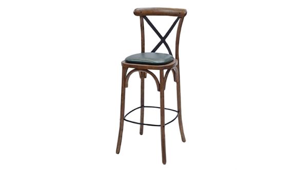 Everyday Bristol Bar Chair in Vintage with Bison Cedar Seat HX890