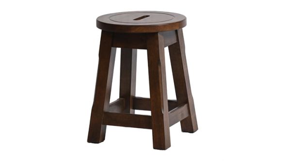 Everyday Wooden Top Low Stool in Vintage (2 Pack) HX913