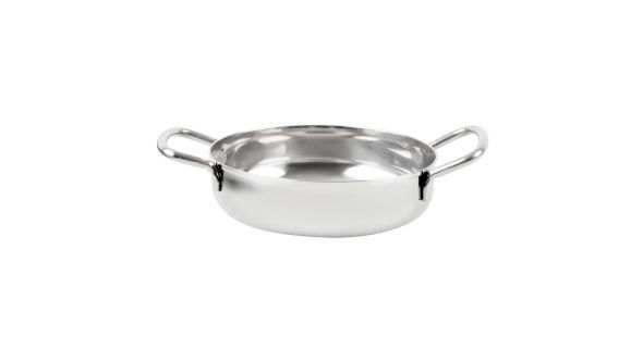 Olympia Table Presentation Double Handle Dish Stainless Steel 125mm MPDH12