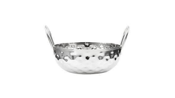 Olympia Table Presentation Hammered Kadai Dish Stainless Steel 150mm KD15H