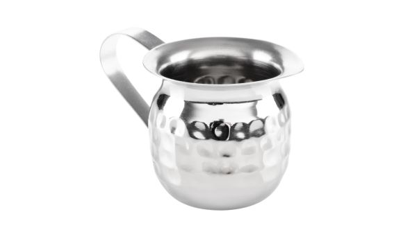 Olympia Hammered Stainless Steel Mini Milk Jug 78ml (6 Pack) BGS-II G 3H