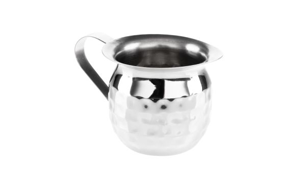 Olympia Hammered Stainless Steel Mini Milk Jug 120ml (6 Pack) BGS-II G 5H