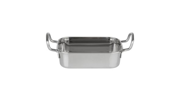 Olympia Table Presentation Rectangular Dish Stainless Steel 140x90mm TW-V L